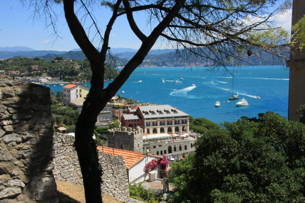 Blick von Portovenere auf den Golf von La Spezia